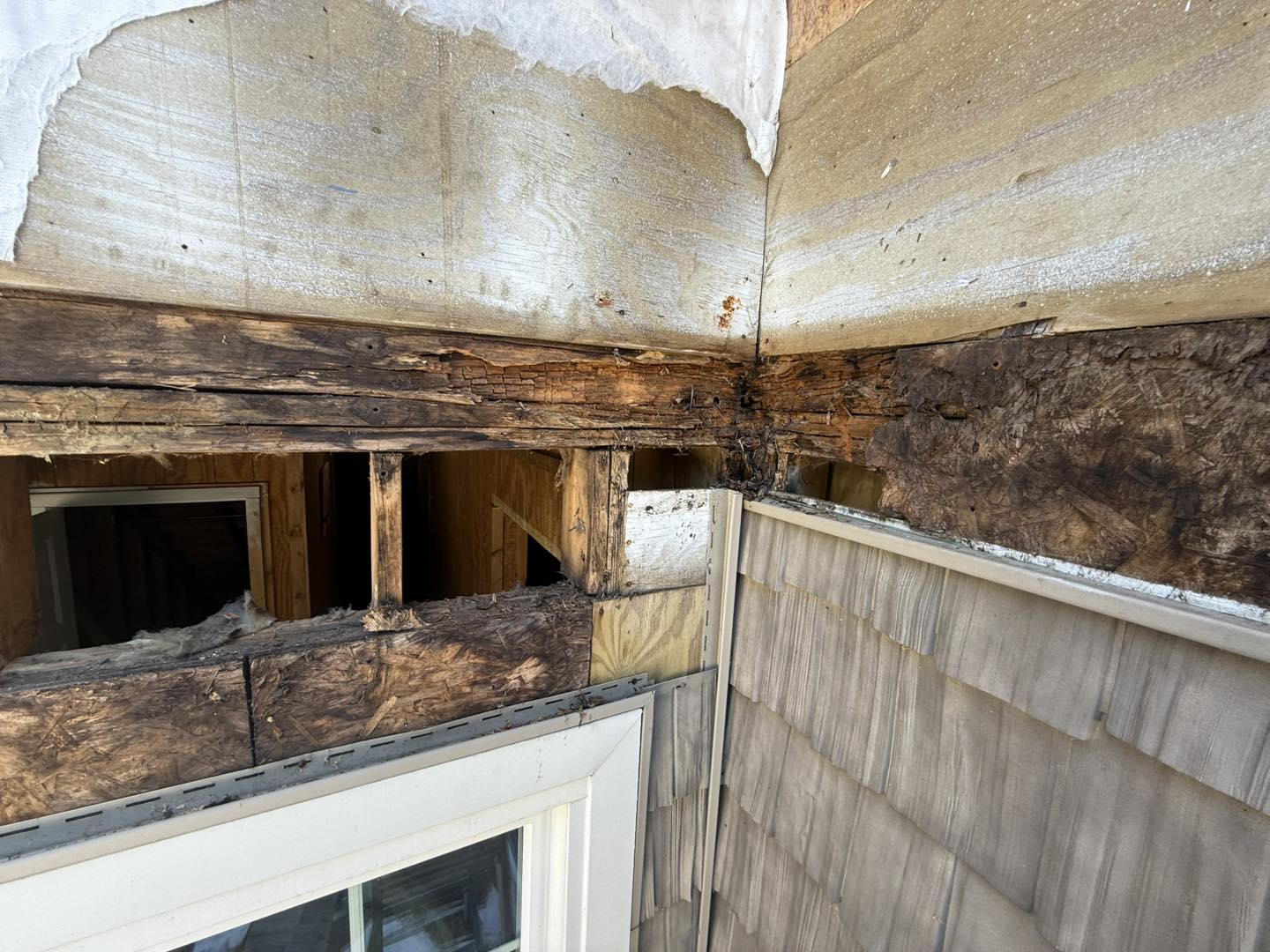 Structural rot corner repair
